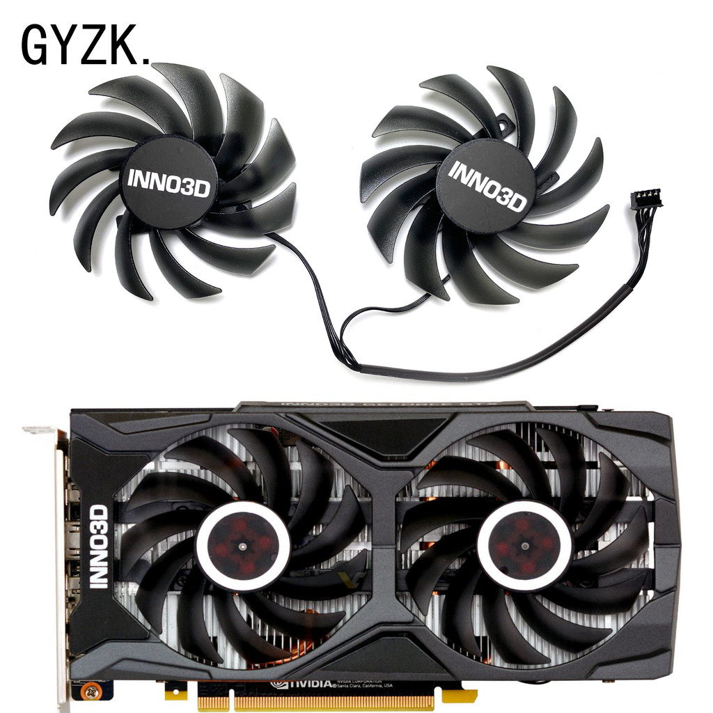New For INNO3D GeForce RTX2060 2060S RTX1660 1660ti 1660S Twin X2 OC Graphics Card Replacement Fan C