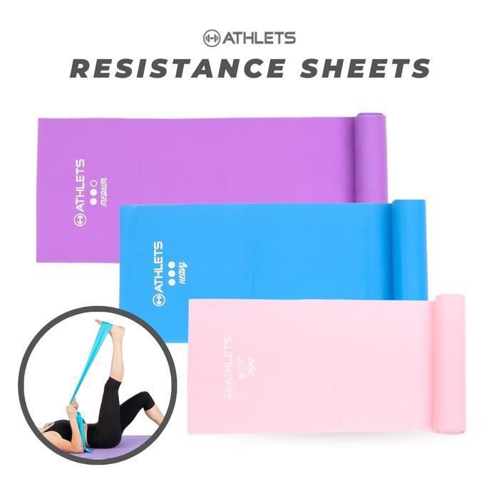 Happyfit - Resistance Sheet Premium Yoga Band Resistance Band Pilates Exercise & Therapy