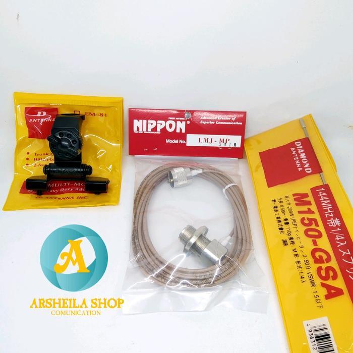 PAKET ANTENA RADIO RIG VHF BAGUS MURAH