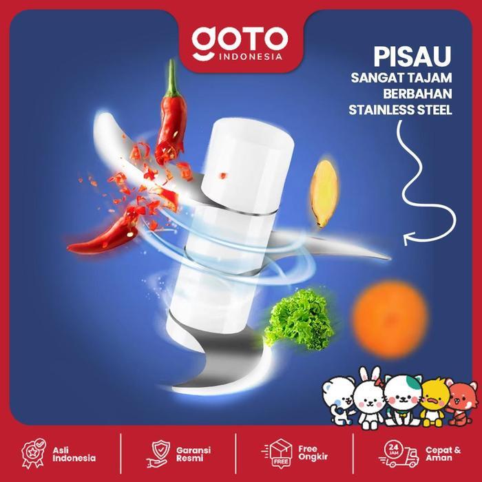GOTO LUCY HARPER MINI CHOPPER BLENDER PENGGILING BUMBU DAPUR PORTABLE