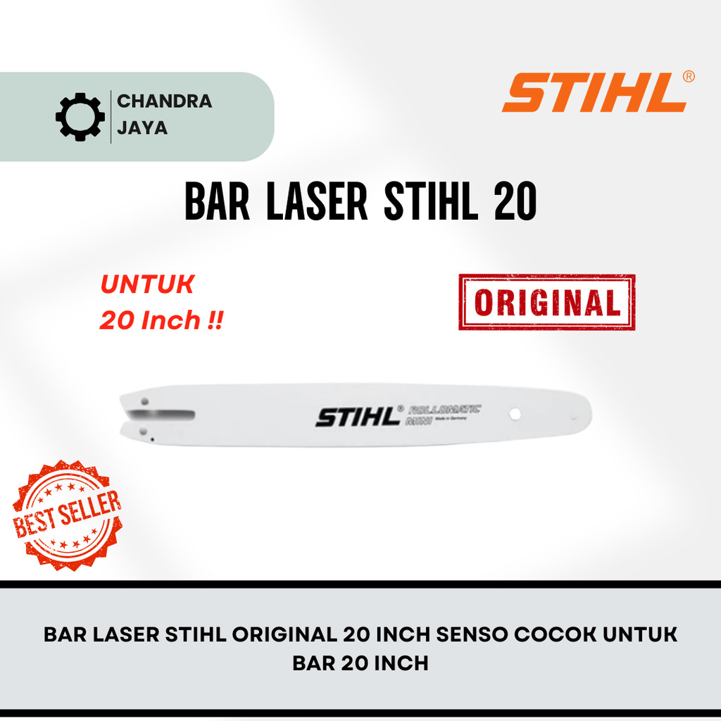 Bar Laser STIHL Original 20 Inch Senso Chainsaw – BISA COD