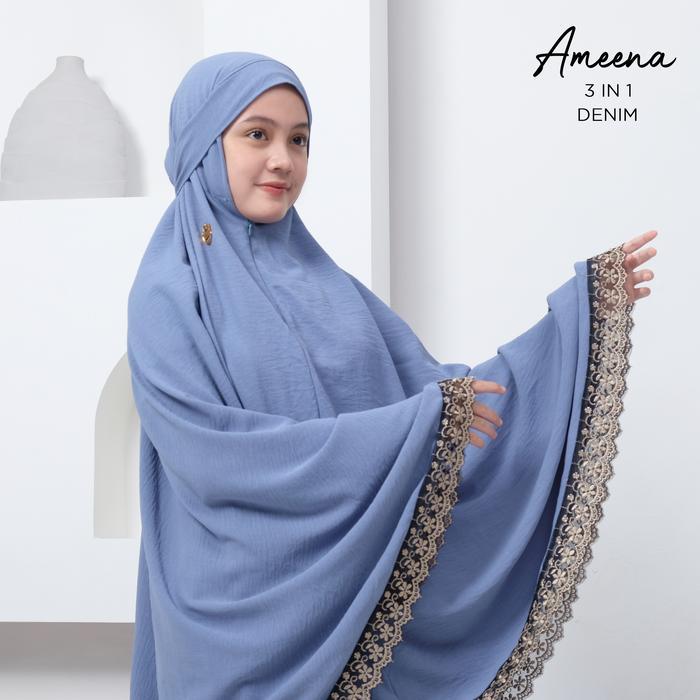 MUKENA ANAK DAILY ADEM NYAMAN ELGANT TERA DAN AMEENA SIMPLE DAN MENAWAN MUKENA LESTI