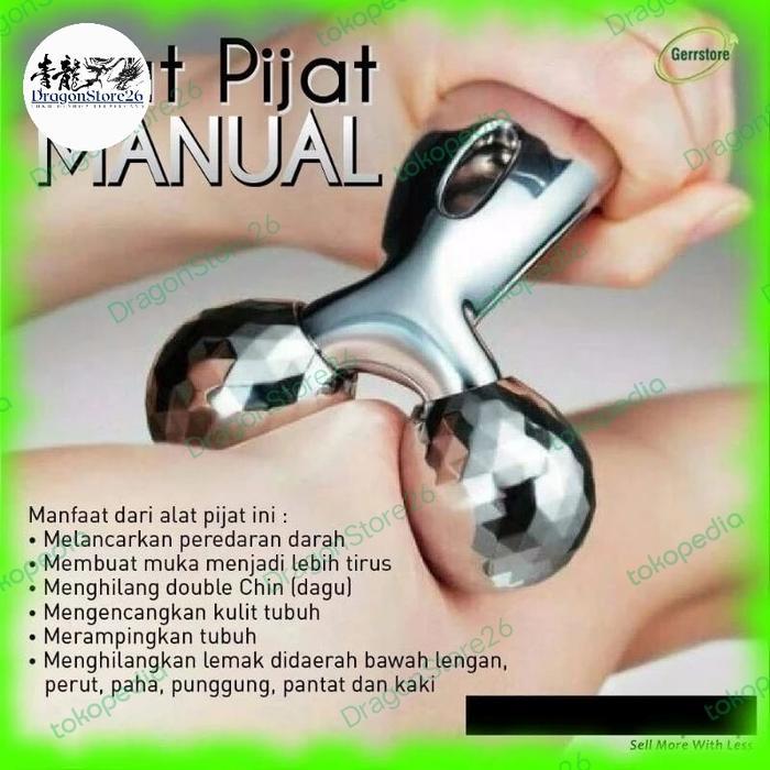 Alat Pijat Wajah 3D Massage Roller / Alat Pijat Wajah