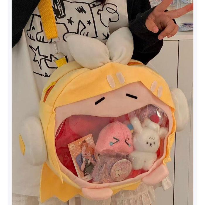 cod&ready ORI kagamine len & rin purse bag tas selempang wanita tas boneka Fashion Motif Kartun