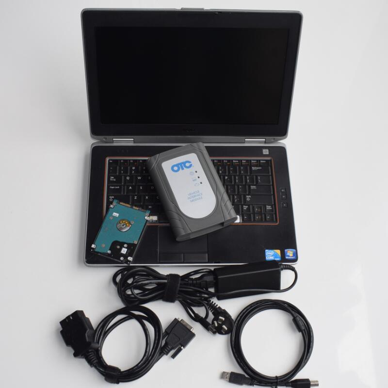 Software installed HDD/SSD Laptop E6420 + OBD Scanner for TOYOTA IT3 OTC Global Techstream GTS OTC V