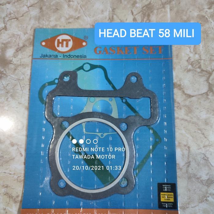 Paking Racing Blok Head Atas Ukuran 58 Mili Honda Beat Karbu Termurah Langka