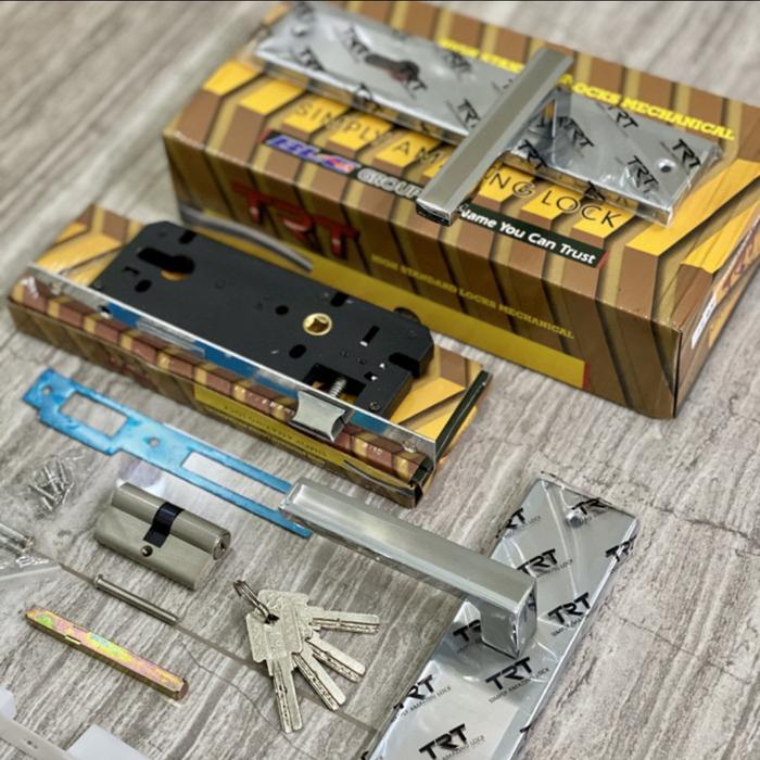 Kunci Pintu Besar Trontone T92 NP Handle Pintu Bellucci