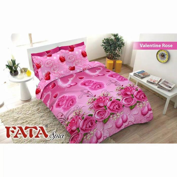 Sprei Fata 120x200 Single motif Valentine Rose