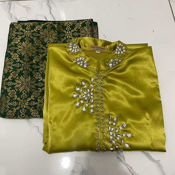 "New" SETELAN TUNIK SABINA PAYET MUTIARA ELEGAN Cantik Formal Mewah Muslim Nyaman Pesta Satin