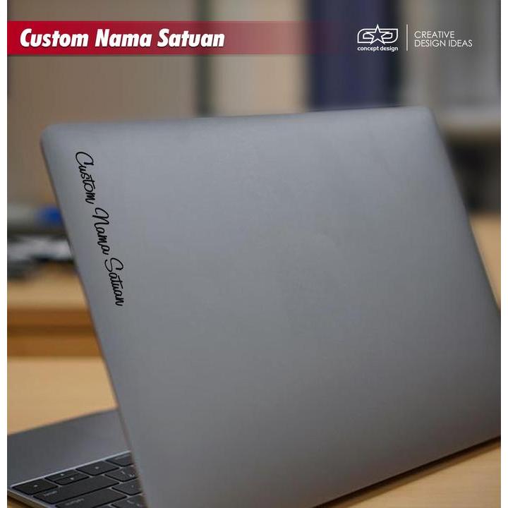 "New" Sticker Custom Nama Satuan