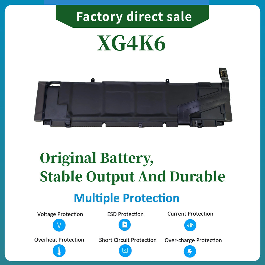 Factory Direct new XG4K6 Notebook Battery for Dell XPS 17 9700 9710 9720 9730 Precision 5750 5760