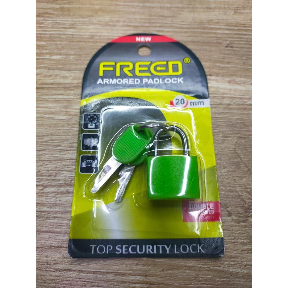 AKSESORIS PERJALANAN GEMBOK KOPER WARNA WARNI 20MM GEMBOK KECIL COCOK UNTUK PERJALANAN