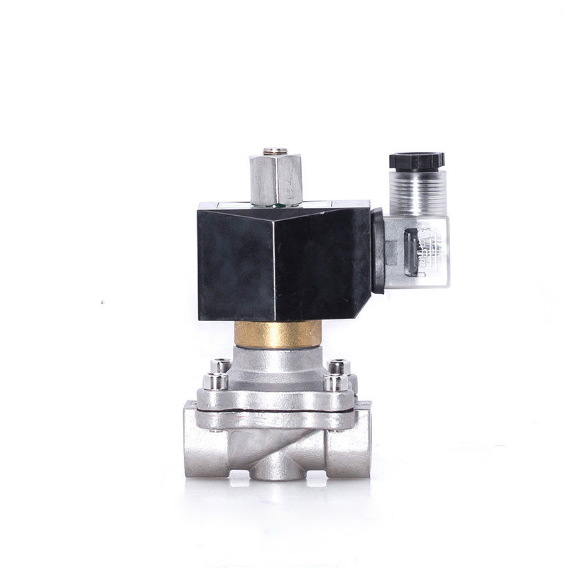 1/2" Stainless Steel Solenoid Valve Waterproof Normally Open Solenoid Valve With LED Power Indicator