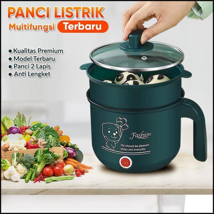 Philips - Panci Listrik Kukusan Plastik Teflon Cooking Pot Panci Listrik Elektrik Cooker