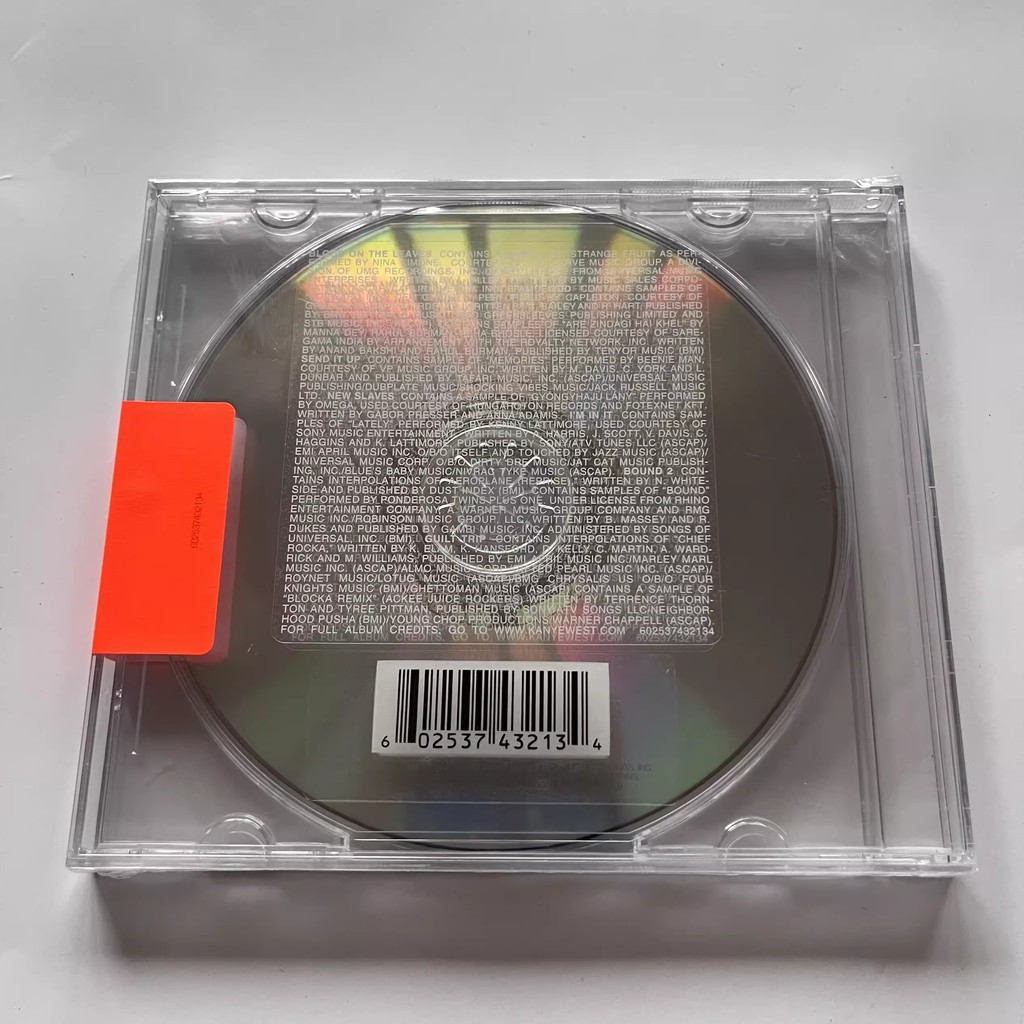 Rap YE Kanye West Daft Punk Music CD Yeezus Album New Slaves Music Record Cosplay Walkman Car Party