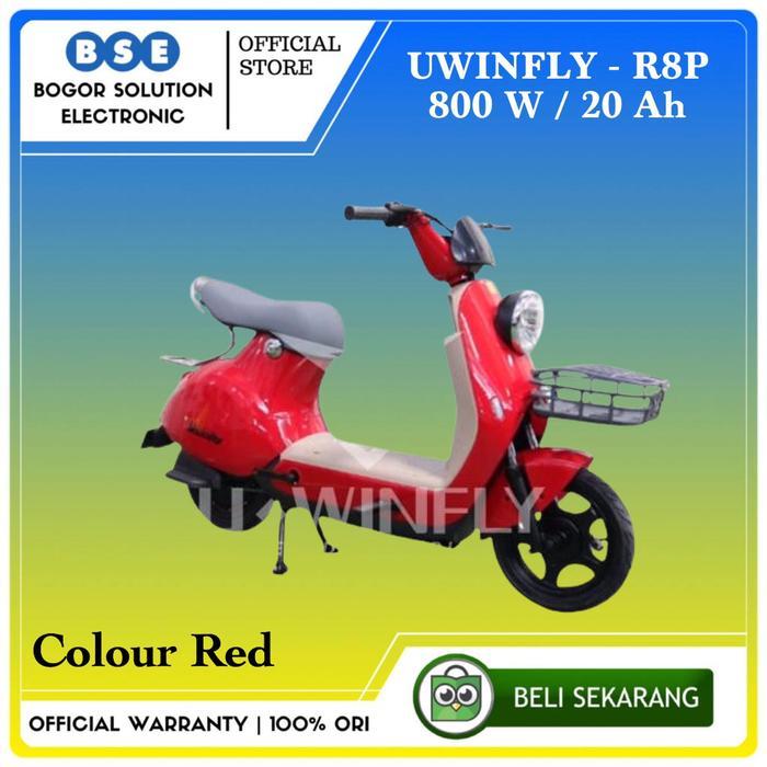 SELIS UWINFLY R8 SEPEDA LISTRIK UWINFLY R8P 800W/20Ah - RED