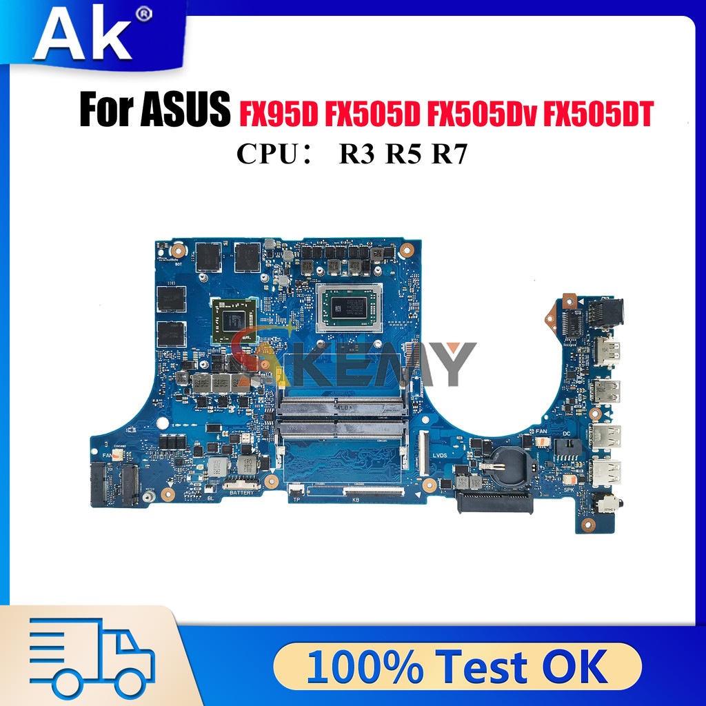 FX505DY Laptop Motherboard For ASUS TUF Gaming FX505GD FX505D FX505GT FX505GE FX95D Mainboard W/ R3