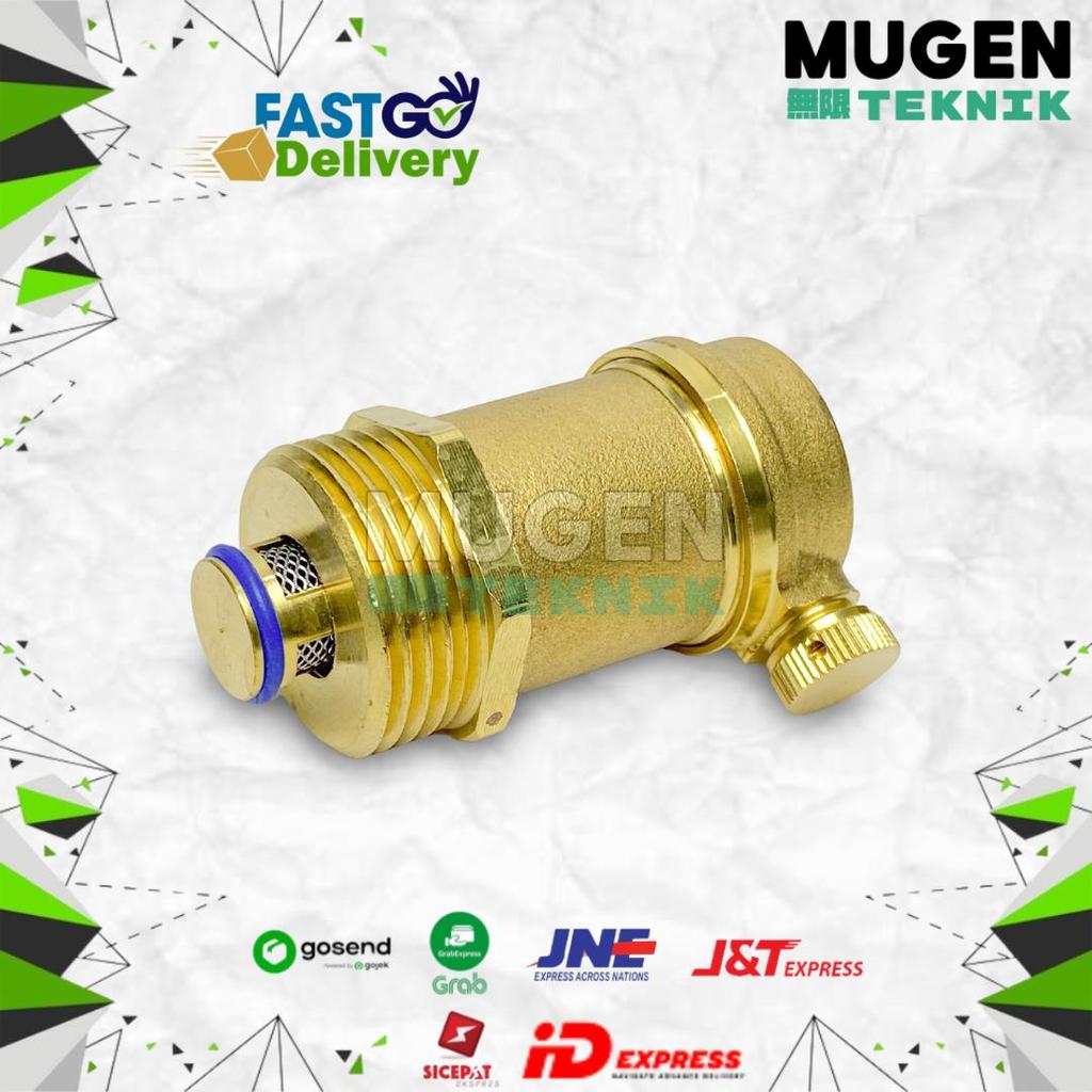 1" Air Vent Valve Brass / Automatic Air Vent Valve Kuningan 1"