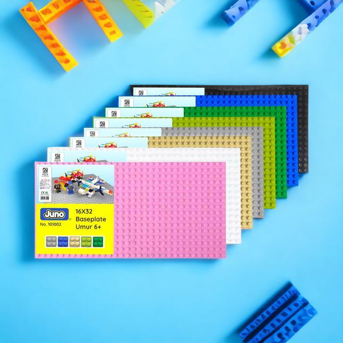 Juno Bricks Base Plate - BasePlate Tatakan Alas Mainan Balok Juno Juno Base Plate Toys