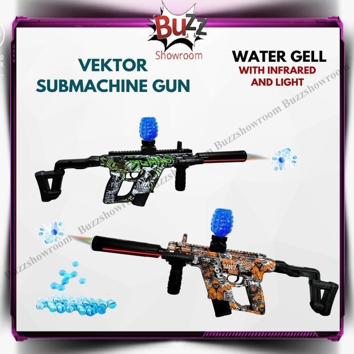 Tembakan Anak WGG Kriss Vector Water Gel Blaster Mainan Submachine Gun Watergel