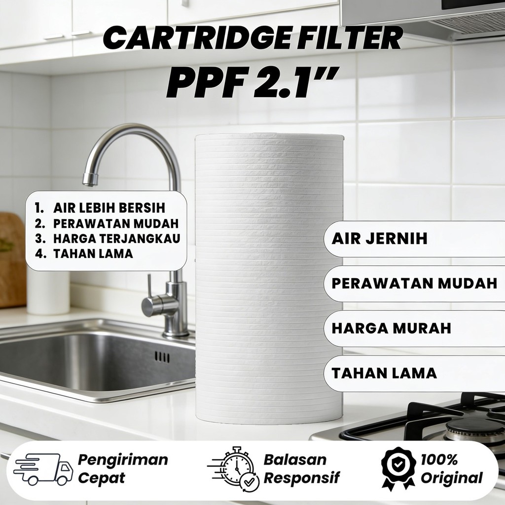 FILTER AIR SEDIMENT / BUSA SARINGAN AIR / CATRIDGE FILTER AIR / PP  FILTECH / DE WATER / FILTER AIR 