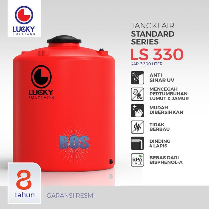 Tangki Air LUCKY Polytank LS 3000 Liter / Tandon Toren Water Tank