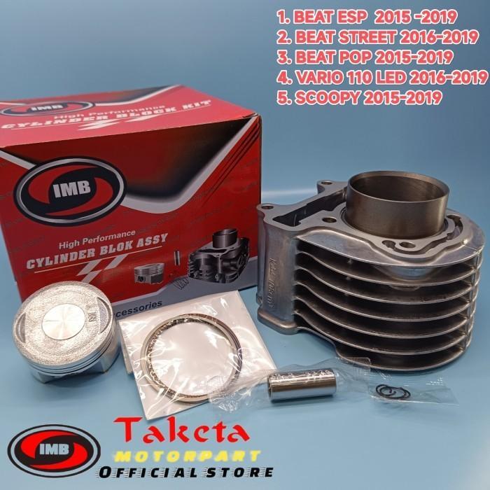 Silinder Blok Seher Piston Kit Beat Esp / Beat Pop / Beat Street / Scoopy 2015-19 / Vario 110 Led