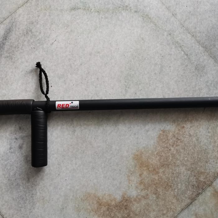 Pentungan Steel Besi T Tongkat Satpam Security Hitam Redtech Kuat Terlaris