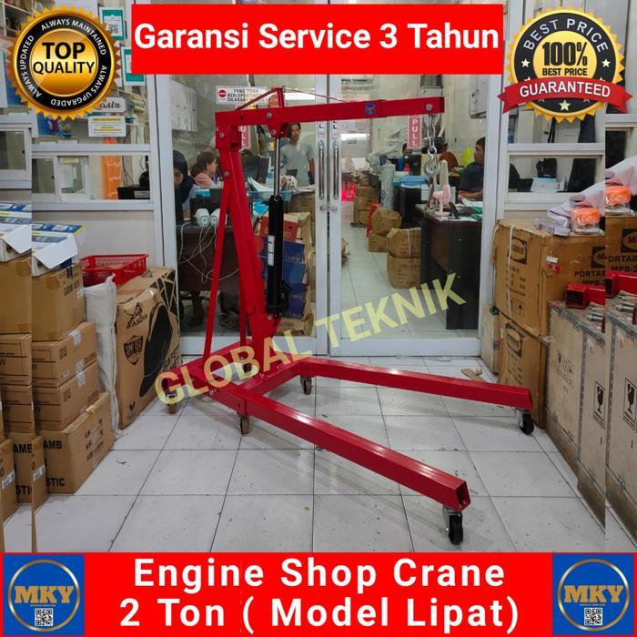 Engine Crane Shop Crane Alat Pengangkat Mesin Mobil Shop Crane 2 Ton engine crane 2 ton