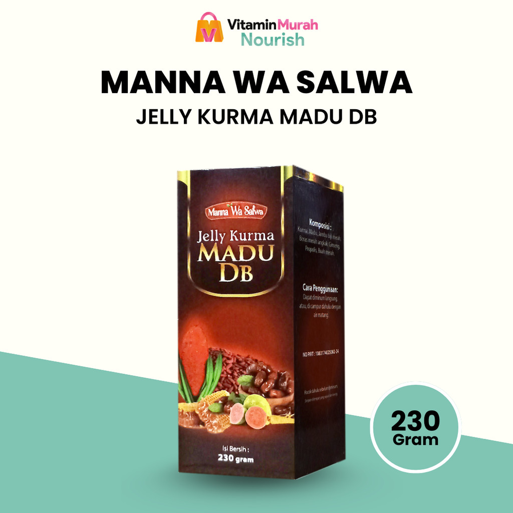 JELLY KURMA MADU DB MANNA WA SALWA ISI 230 Gr