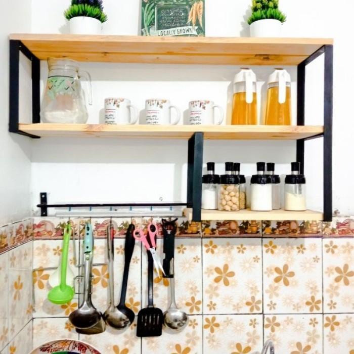 KITCHEN SET RAK BUMBU DAPUR AMBALAN DINDING