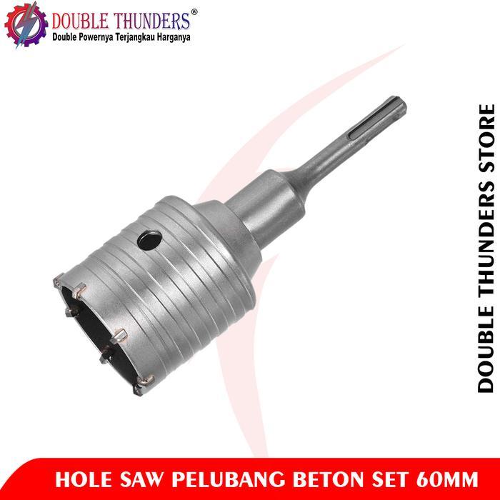 Dt Hole Saw Beton Set 60Mm Hole Saw Pelubang Beton Set