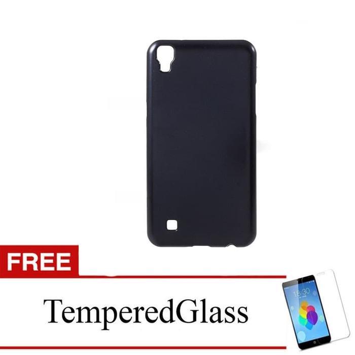 Termurah Case for LG X Power - K220 - 5.3 inch - Slim Soft Case - Hitam Solid - Premium