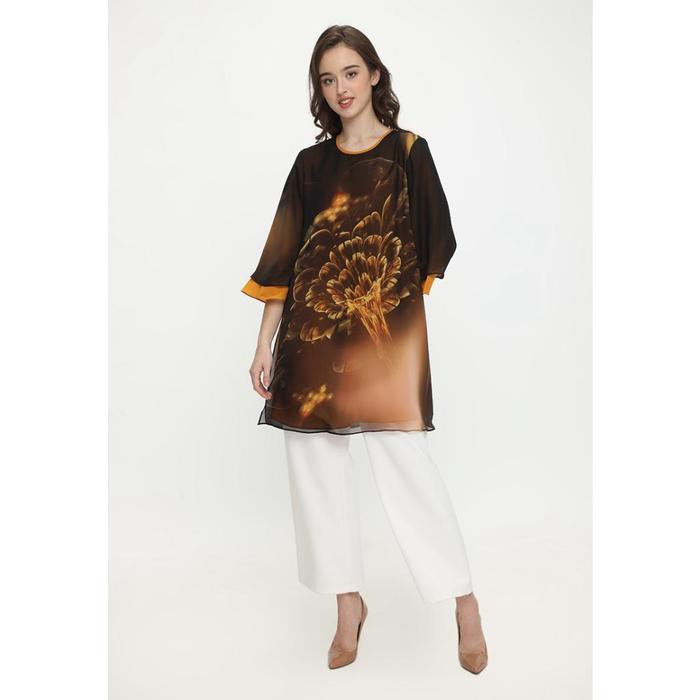 FLORAL TUNIK BLACK BY BRILLIANT GIRL