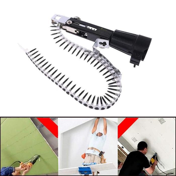 Automatic chain nail gun Sekrup Gypsum tembak Screw Gun