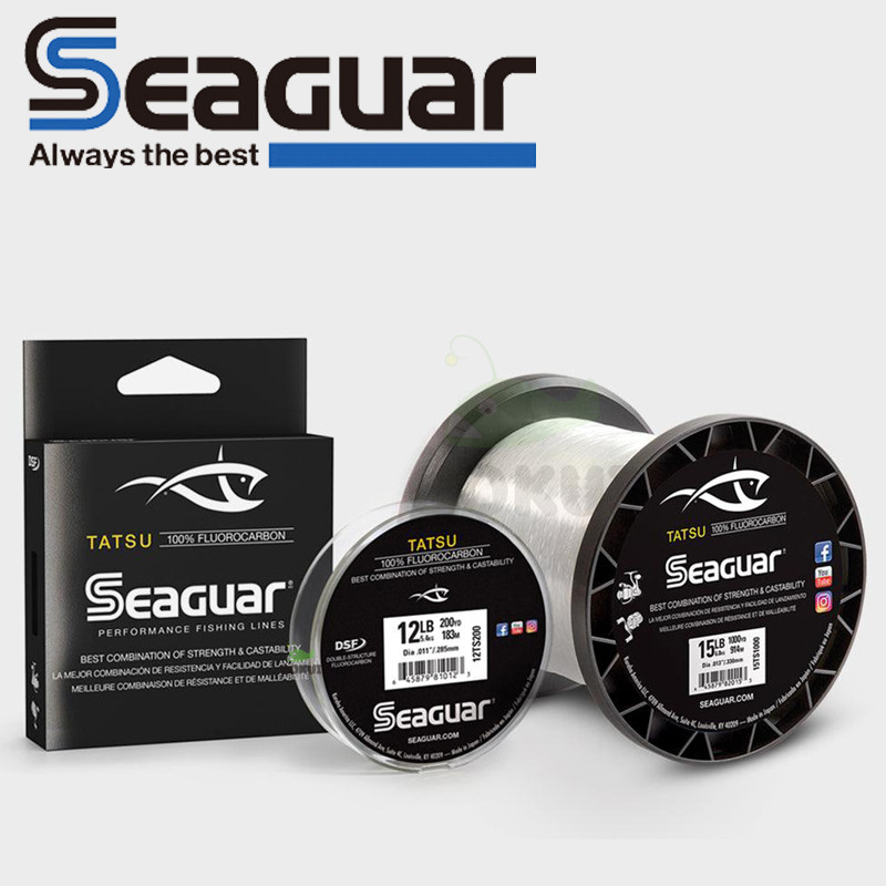 Seaguar Tatsu Fluorocarbon Line Soft Mainline Japan Original Fishing Line 100% Fluorocarbon Best