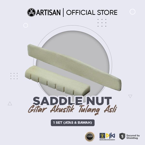 ARTISAN Saddle Nut Gitar Akustik Tulang Original