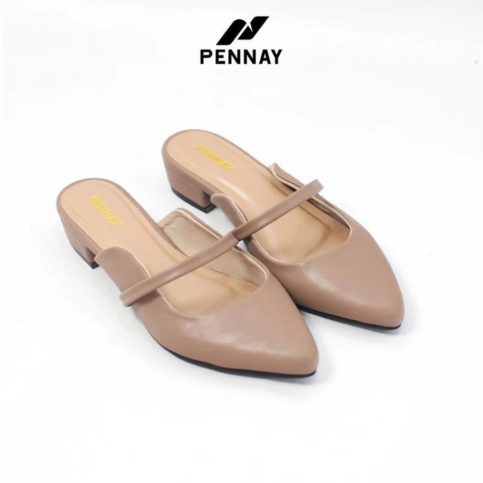 Donatello - Sepatu Sandal Wanita Mules Heels Adeline Hak Heels 3 Cm