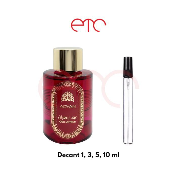 Decant Parfum Adyan Oud Saffron EDP for Unisex