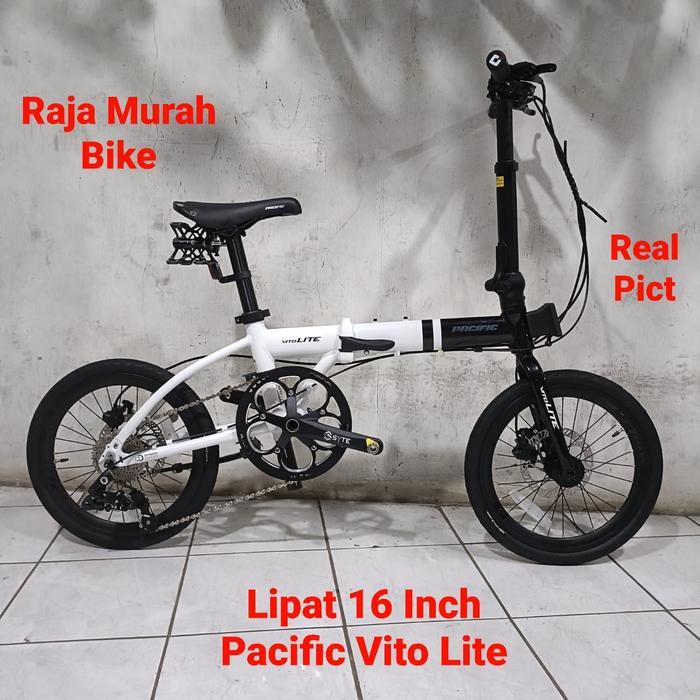 Sepeda Lipat Pacific Vito Lite 16 Inch Sepeda Lipat 16 Inch Pacific Vito Lite