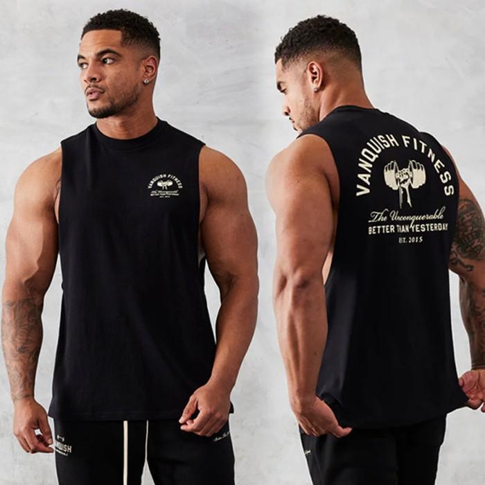 Tanktop Pria Gym Vanquish Fitness Bx-9