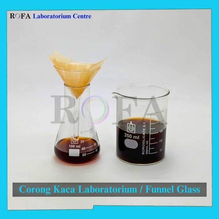 CORONG KACA / CORONG PYREX / CORONG LABORATORIUM / FUNNEL GLASS / CORONG GELAS / CORONG KIMIA