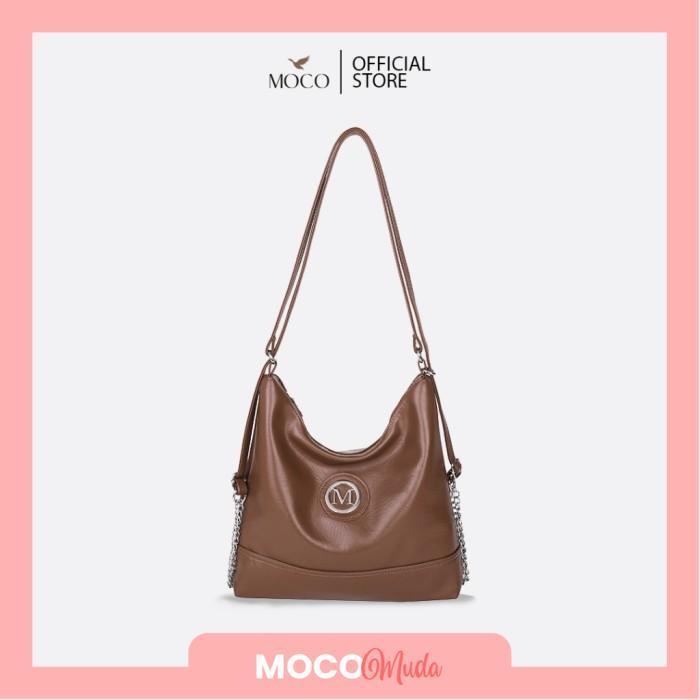 ORIGINAL Hailey BagMOCO Fashion Tas Selempang Wanita Serbaguna Multiway Ransel Jinjing Shoulder Bag