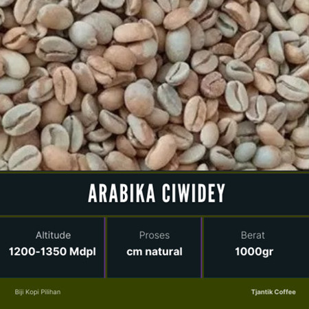 green Bean biji kopi CM Natural Ciwidey  - 1 kg