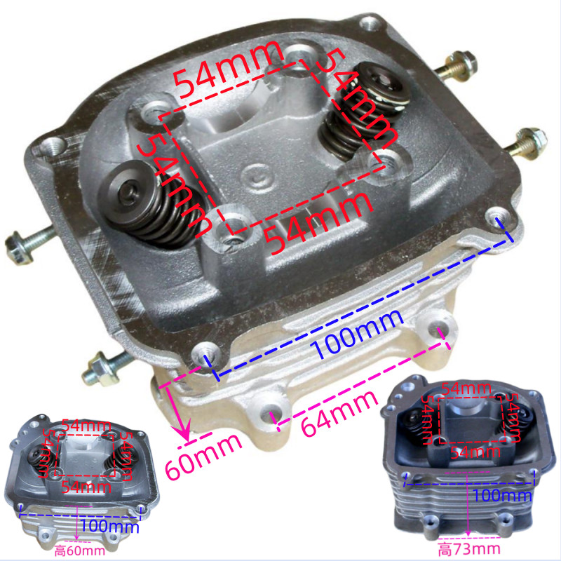 Cylinder Head Gy6125 Gy6 Gy60 50 80 125 150Cc 152Qmi 157Qmj Kymco Parts Scooter Motorcycle