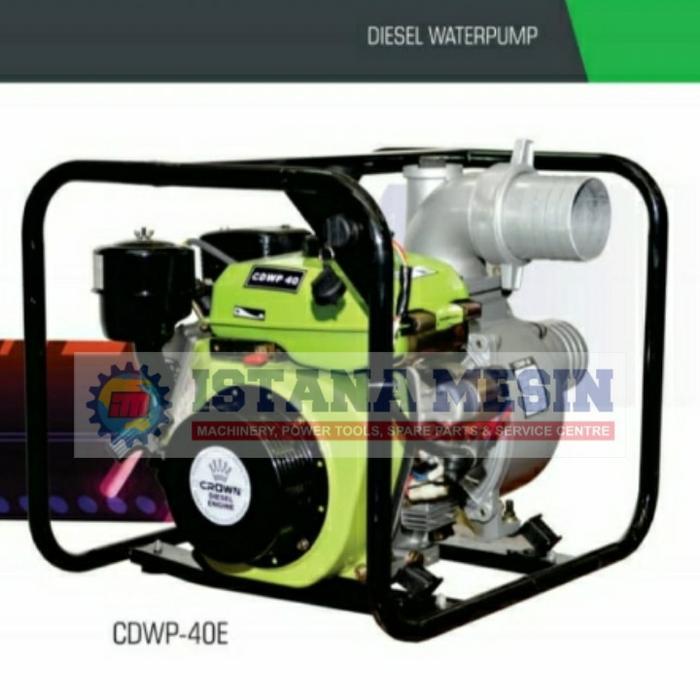 MESIN POMPA AIR DIESEL 4INCH STARTER POMPA ALKON 4INCI CROWN CDWP 40E