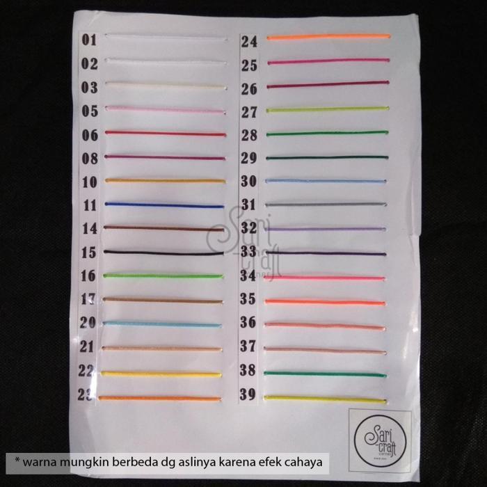 Tali Cina Satin 1mm - Triangle