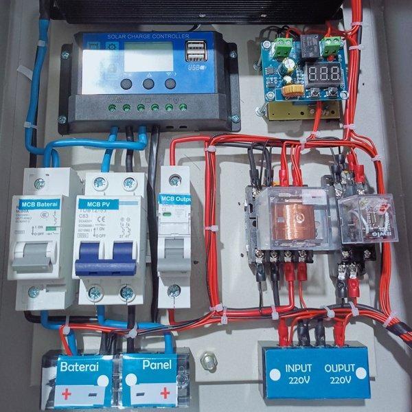 Paket Lengkap Panel Plts Panel Surya Solar Cell Inverter Scc Ats