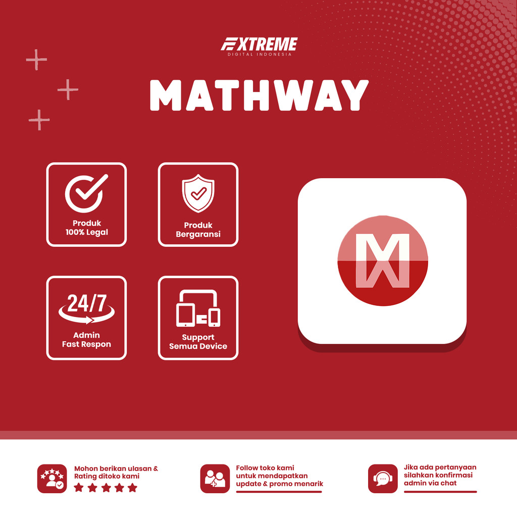 Mathway Premium 1 Tahun | Solusi Matematika Lengkap