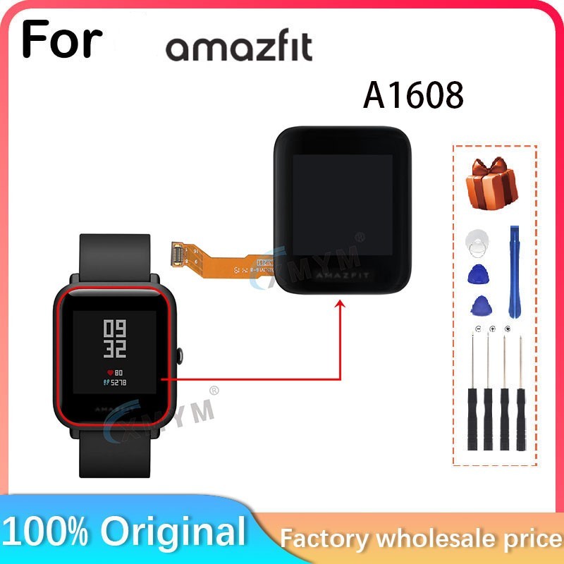 New For Huami Amazfit Bip A1608 A1915 Smart Sports Watch LCD Screen + Touch Screen, A1608 A1915 LCD